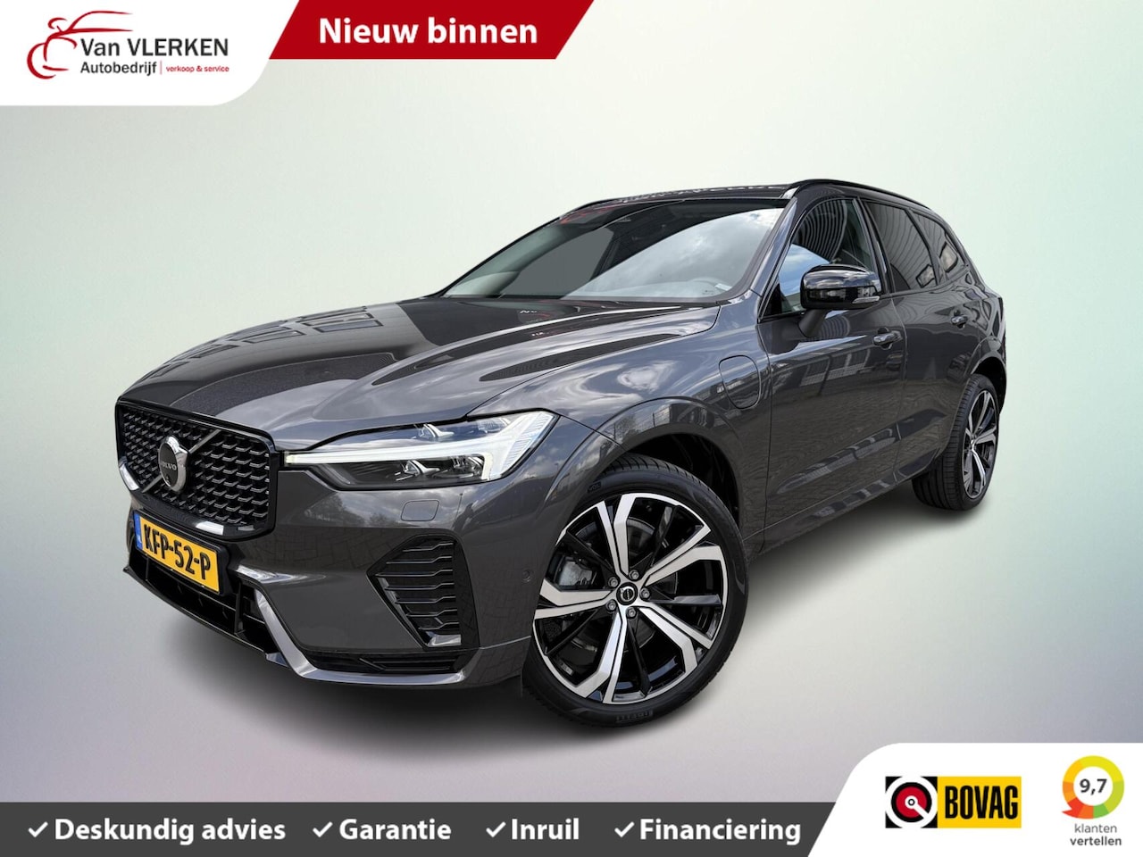 Volvo XC60 - 2.0 T6 Plug-in hybrid AWD Plus Dark PANO , TREKHAAK ,21 inch - AutoWereld.nl