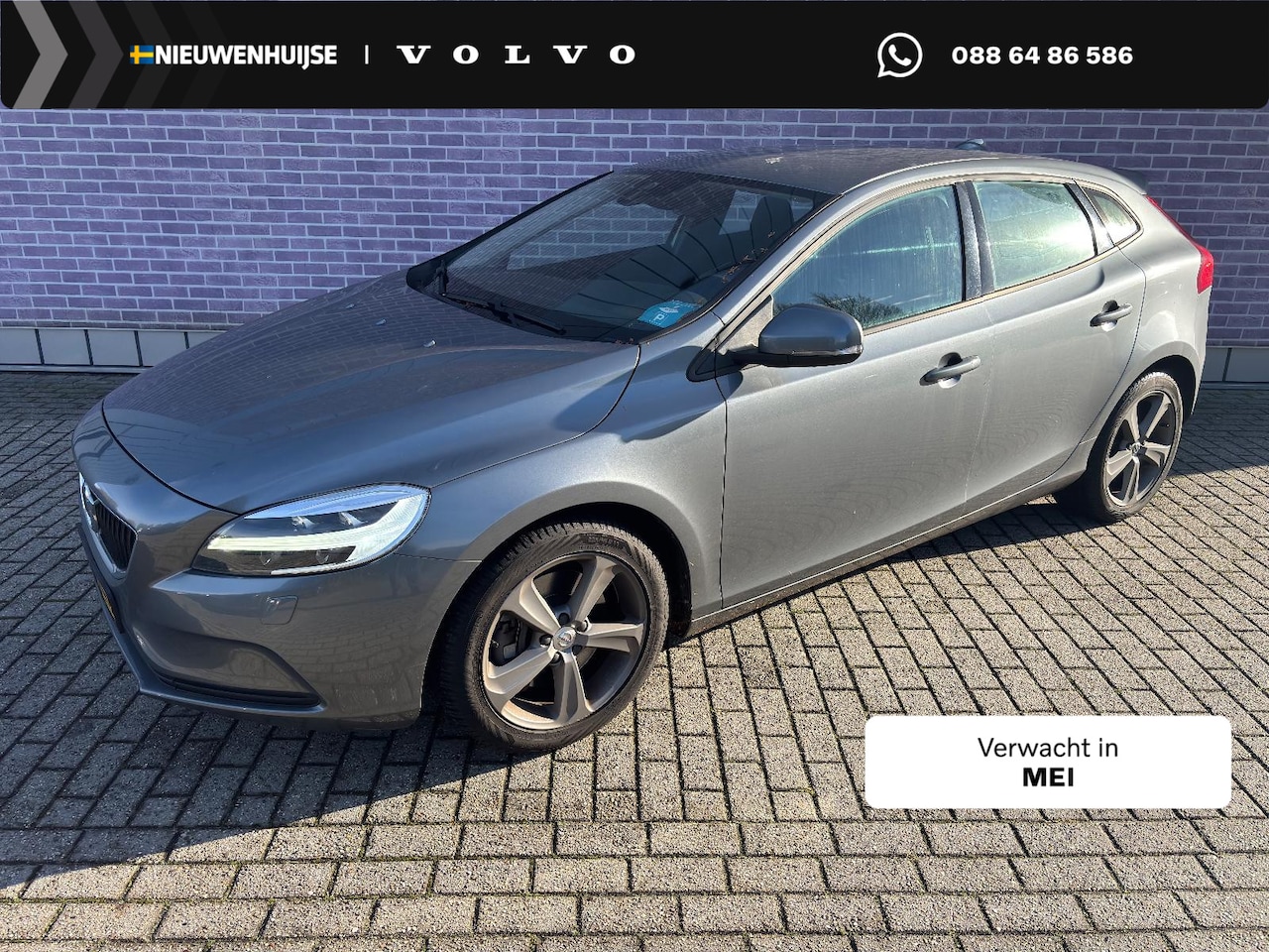 Volvo V40 - 1.5 T3 Nordic+ | Navigatie | Parkeersensnoren | Parkeerverwarming | LED Koplampen | Trekha - AutoWereld.nl