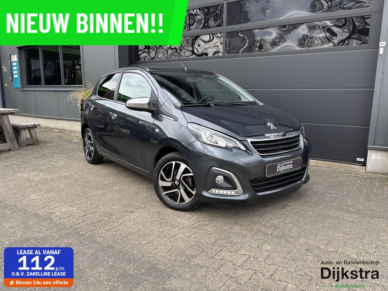 Peugeot 108 - 1.0 e-VTi Allure Cabrio TOP/ Vouwdak/ Geregelde Airco/ Private Glass/ Stuurwielbediening!!