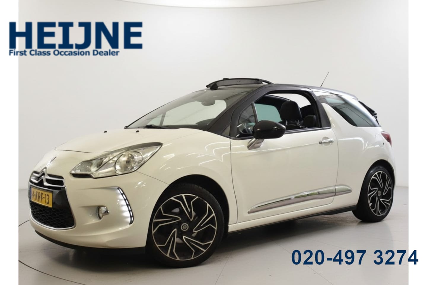 Citroën DS3 Cabrio - 1.2 VTi CHIC SPORT CRUISE/CLIMATE/LED - AutoWereld.nl