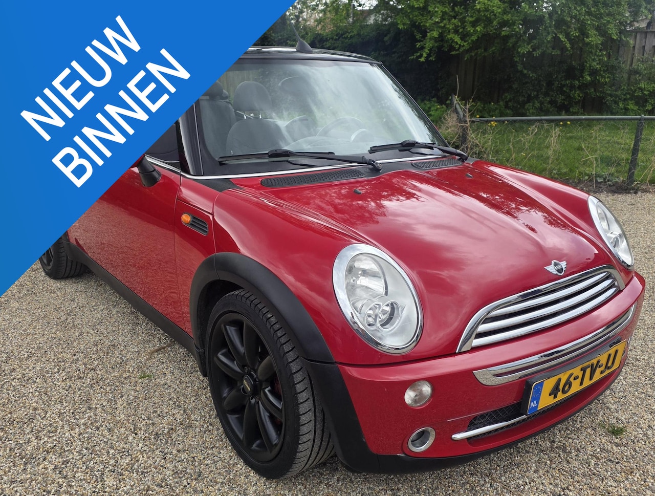 MINI Cabrio - 1.6 Cooper Pepper **AIRCO-APK-CRUISECTRL** - AutoWereld.nl
