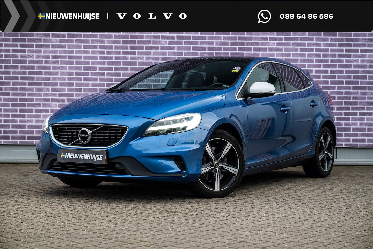 Volvo V40 - 1.5 T3 Polar+ Sport | Standkachel | Memory | Leer | Stoelverwarming | - AutoWereld.nl