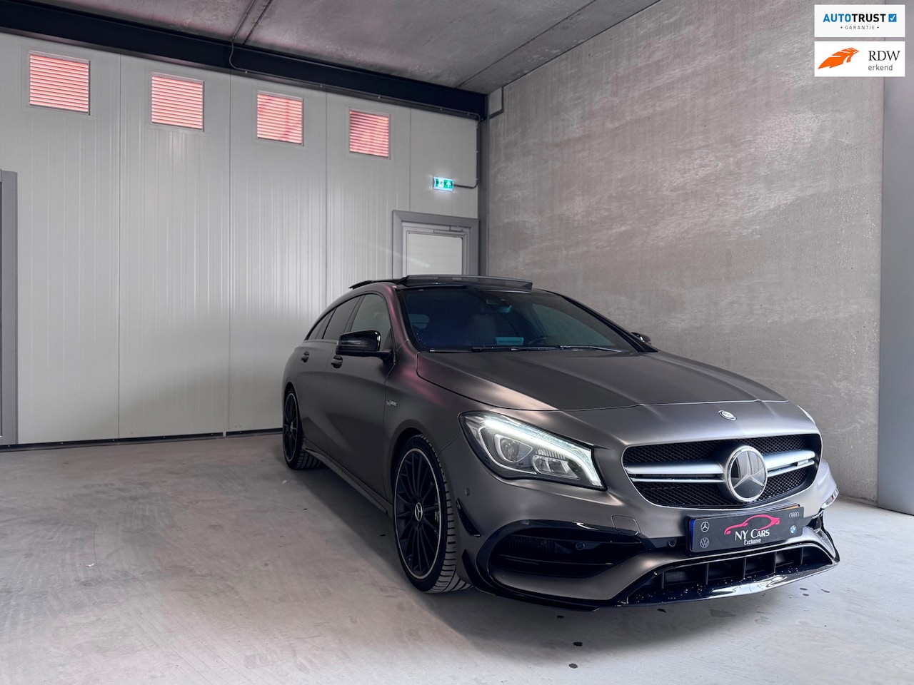 Mercedes-Benz CLA-klasse Shooting Brake - AMG 45 4MATIC Ambition NL auto|Pano|H&K|Memory|Sfeer|Keyless - AutoWereld.nl