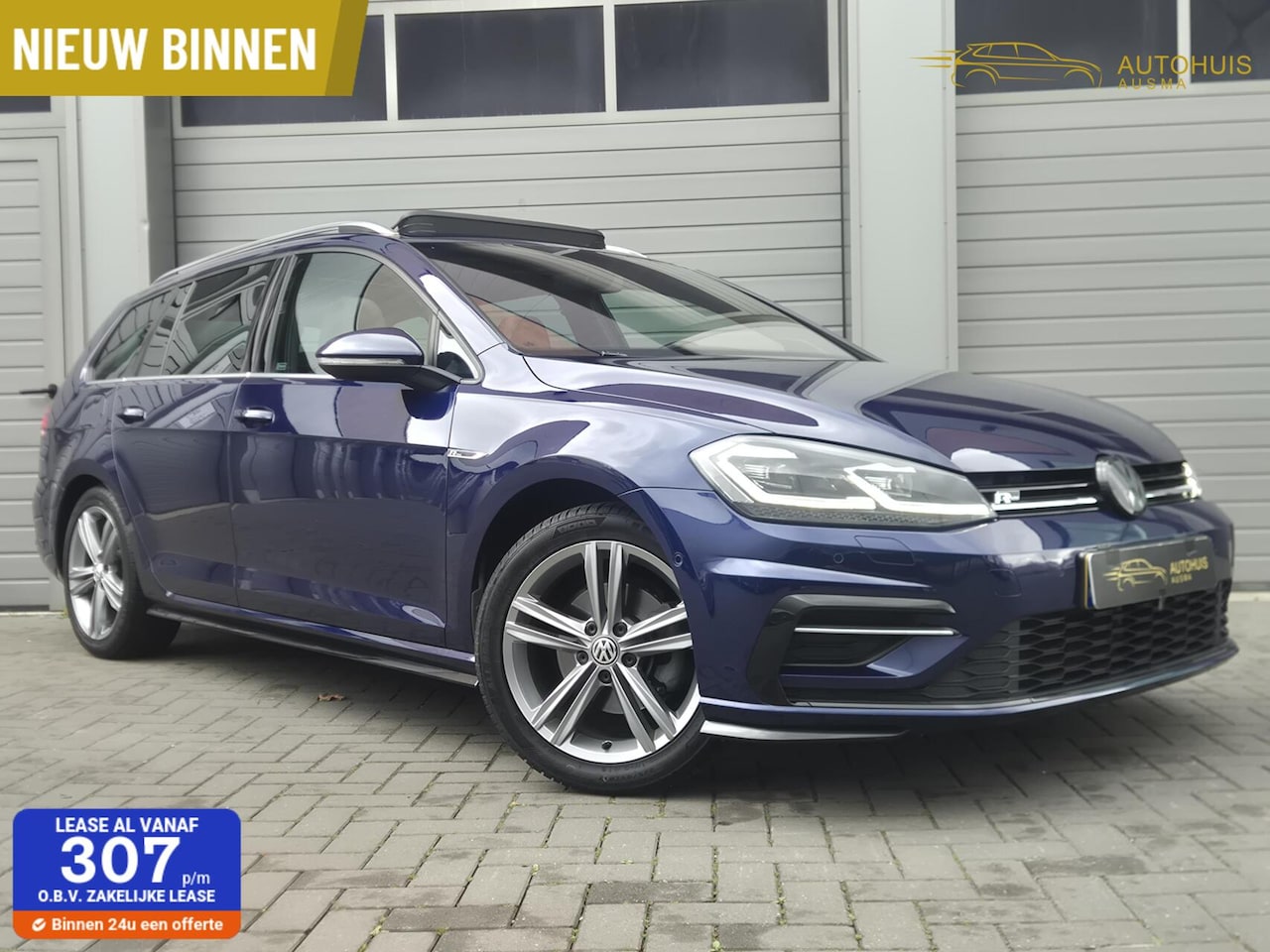 Volkswagen Golf - 1.5 TSI Highline R-Line/Pano/ACC/Trekhaak/Led/Dynaudio/Virtual/Blind-Spot/Dab/Camara/Apple - AutoWereld.nl