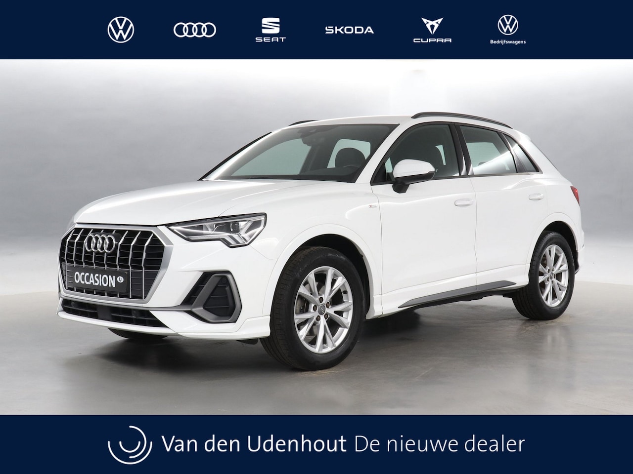 Audi Q3 - 35 TFSI 150pk S Line S-Tronic / Navigatie / Leder / Stoelverwarming - AutoWereld.nl