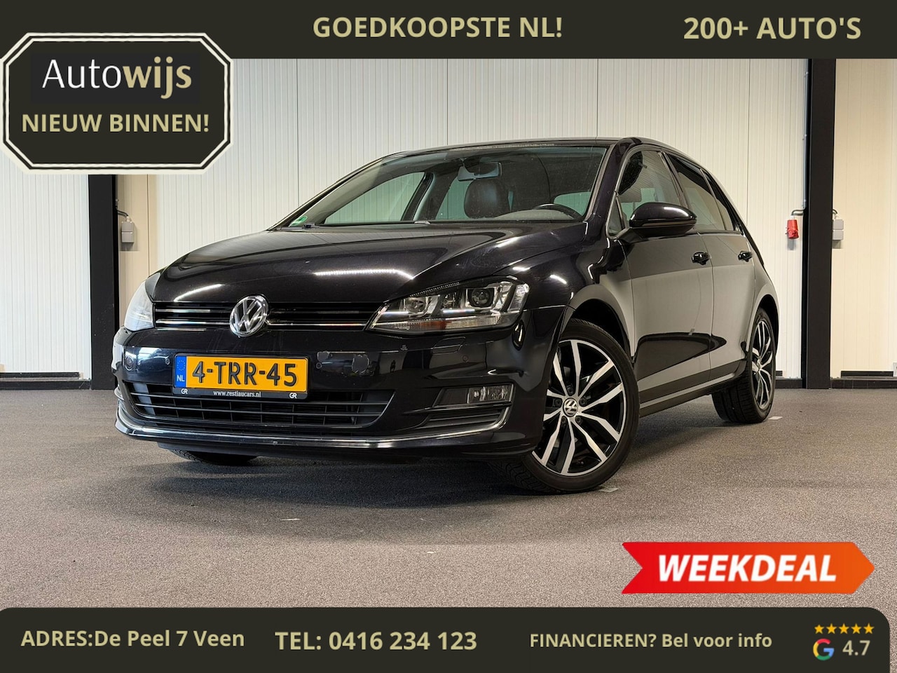 Volkswagen Golf - 1.4 TSI ACT Highline|Distributie VV|TREKHAAK|LEDER|STOELVERW|SENSOREN - AutoWereld.nl