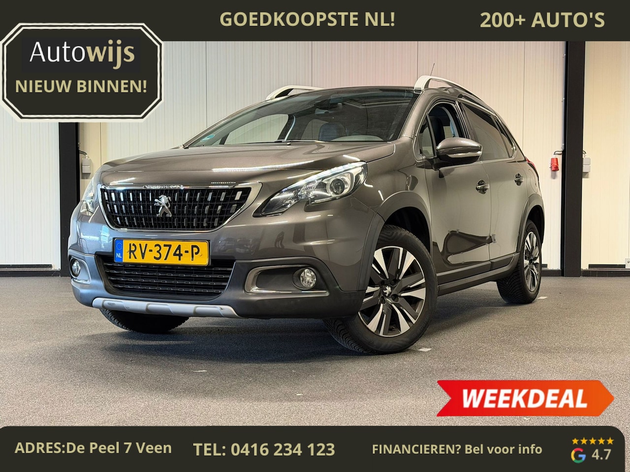 Peugeot 2008 - 1.2 PureTech Allure|TREKHAAK|PANO|CAMERA|D-RIEM VV|CARPLAY|NL-AUTO - AutoWereld.nl