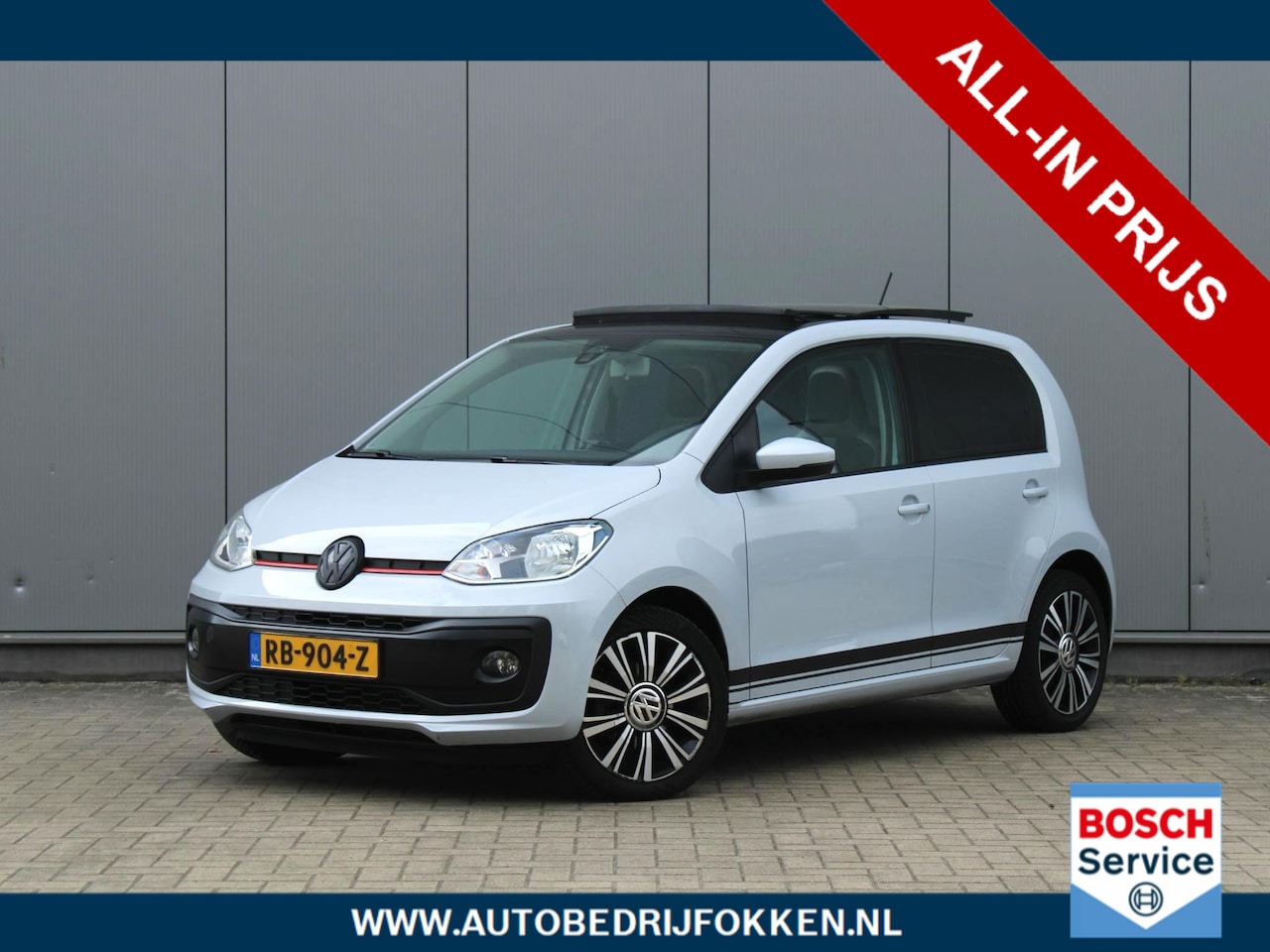 Volkswagen Up! - 1.0 BMT high up! | Panorama dak | Achteruitrijcamera | Stoelverwarming | Climate control | - AutoWereld.nl