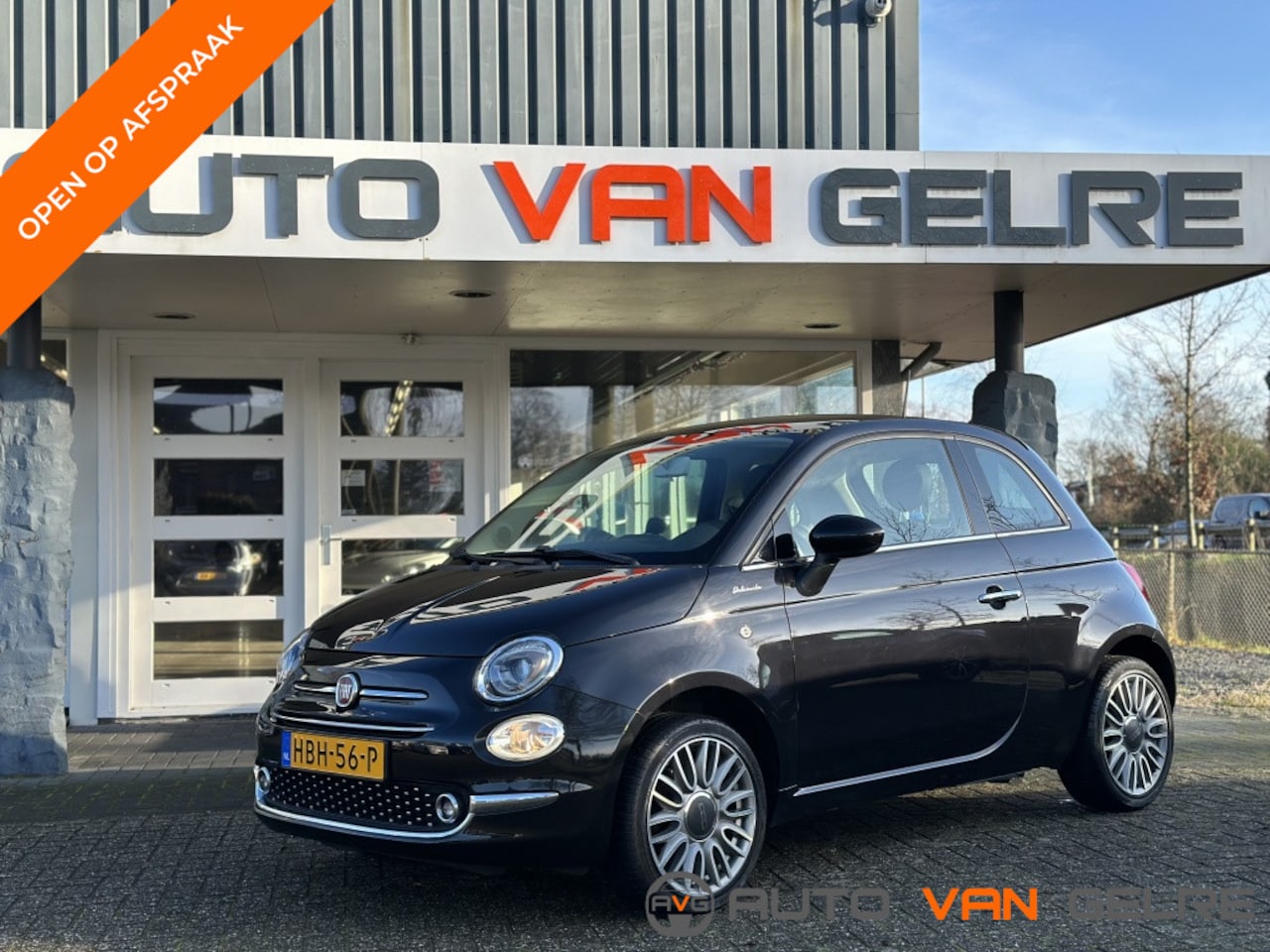 Fiat 500 - 1.2 Lounge Pano*MF stuur* Parksensor*Virtual Cockpit* MMI Scherm - AutoWereld.nl