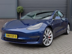 Tesla Model 3 - Performance AWD 75 kWh 84% SOH | 20'' inch | Autopilot | Stoel en Achterbank verwarmd
