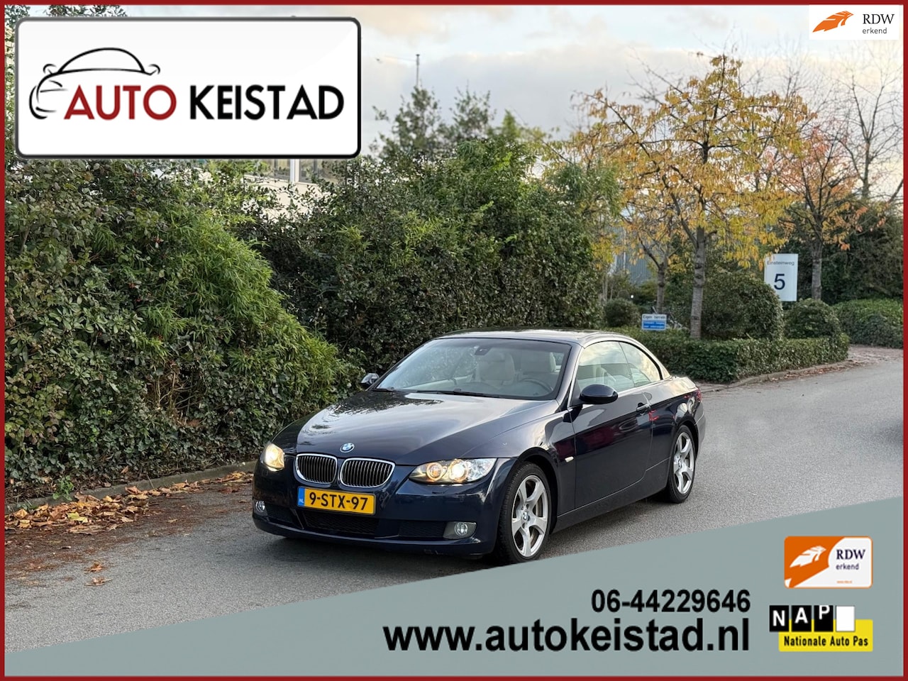 BMW 3-serie Cabrio - 320i 6-BAK CABRIOLET LEDER/NAVI/XENON! - AutoWereld.nl