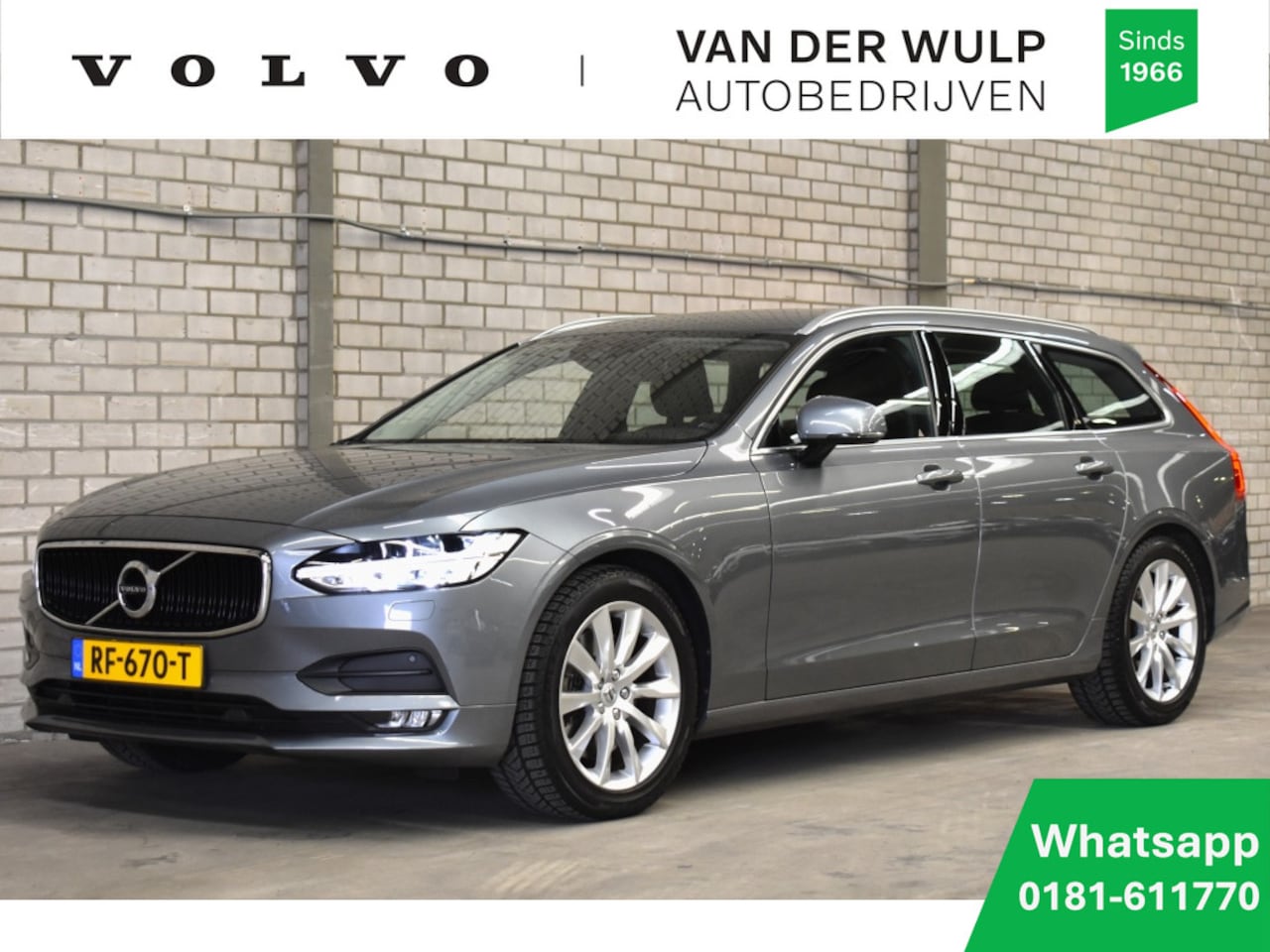 Volvo V90 - T5 250pk Momentum | Leder | Trekhaak | BLIS | Adaptieve Cruise C - AutoWereld.nl