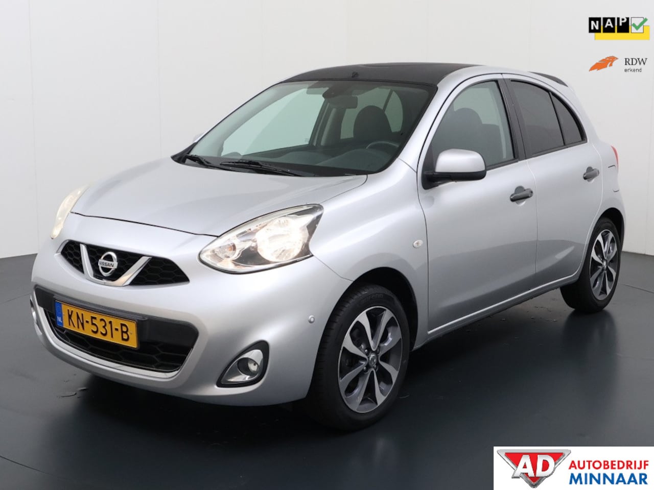 Nissan Micra - 1.2 Connect Ed. NTEC | PDC | LMV | Airco | cruise control | Blue - AutoWereld.nl