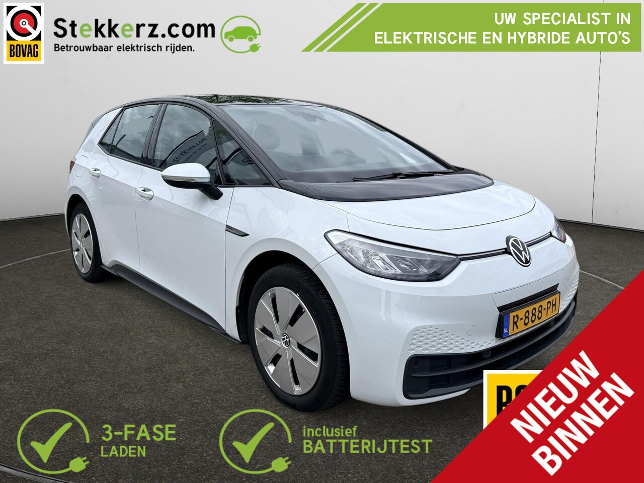 Volkswagen ID.3 - Pro 58 kWh | All-in prijs incl. 12 mnd BOVAG garantie | Stoel, en stuurverwarming | Aviloo - AutoWereld.nl