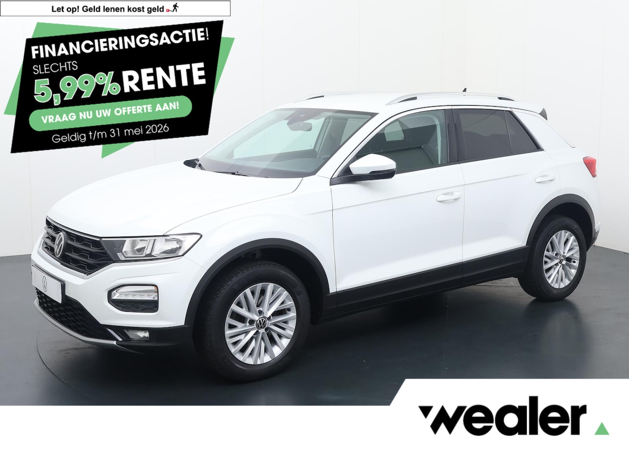Volkswagen T-Roc - 1.0 TSI Style | 110 PK | Climate control | Parkeersensoren | Adaptive cruise control | - AutoWereld.nl