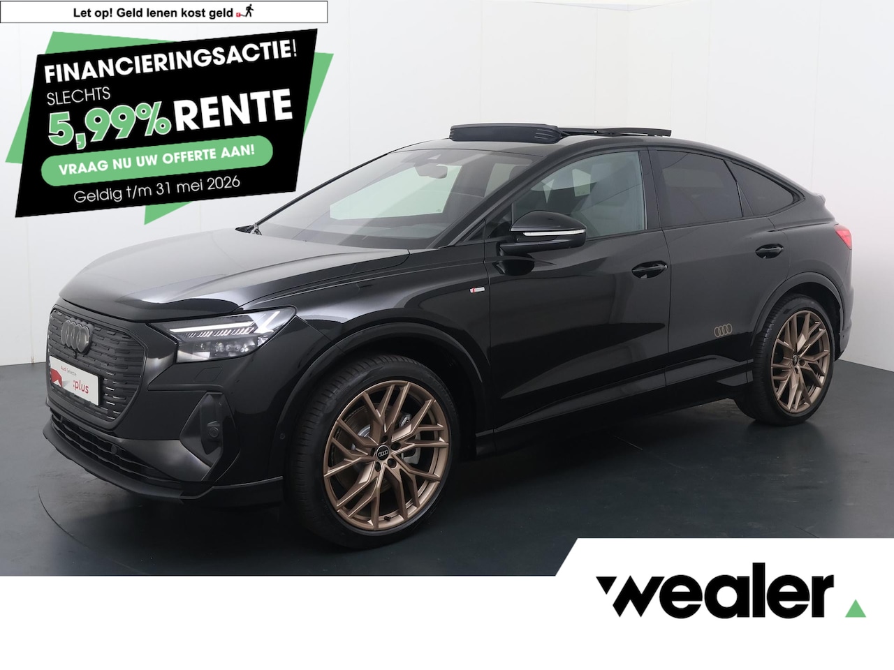 Audi Q4 Sportback e-tron - 45 quattro S Edition 82 kWh | 286 PK | SoH 100% | Trekhaak | Panoramadak | Warmtepomp |  H - AutoWereld.nl