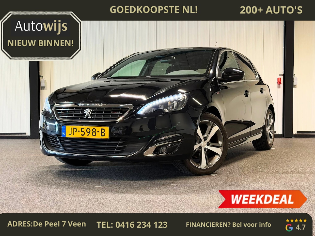 Peugeot 308 - 1.2 PureTech GT-line|131PK|94DKM|LED|CLIMA - AutoWereld.nl