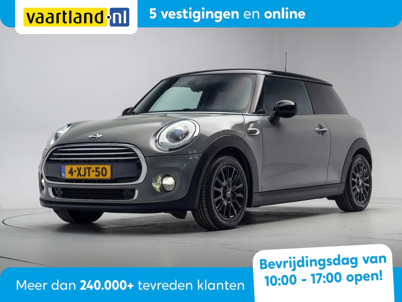 MINI Cooper - 1.5 136pk First Born Edition Aut. [ LED Navi prof. Half-leder Sportstoelen ] - AutoWereld.nl