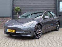 Tesla Model 3 - Performance AWD 75 kWh | 92.6% SOH | FSD 3 | Stuur, stoel en achterbank verwarmd