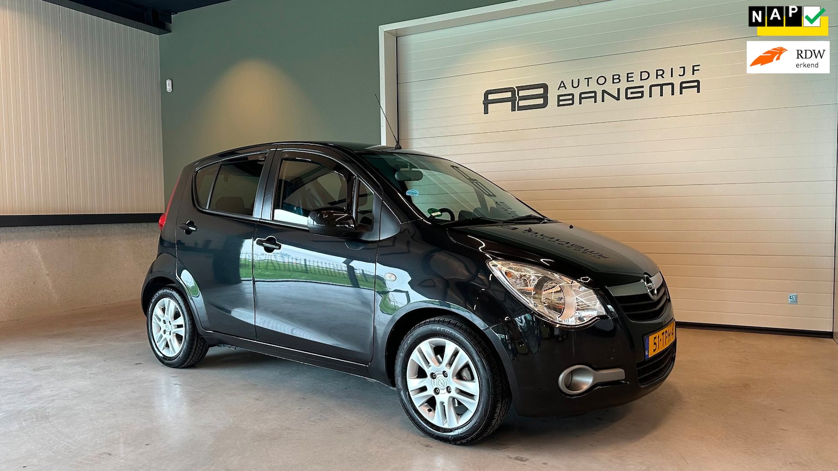 Opel Agila - 1.0i 12v EDITION-uitv/AIRCONDITIONING/LM-VELGEN/HOGERE ZIT+INSTAP/1e EIGENAAR/NAP/nweAPK+O - AutoWereld.nl