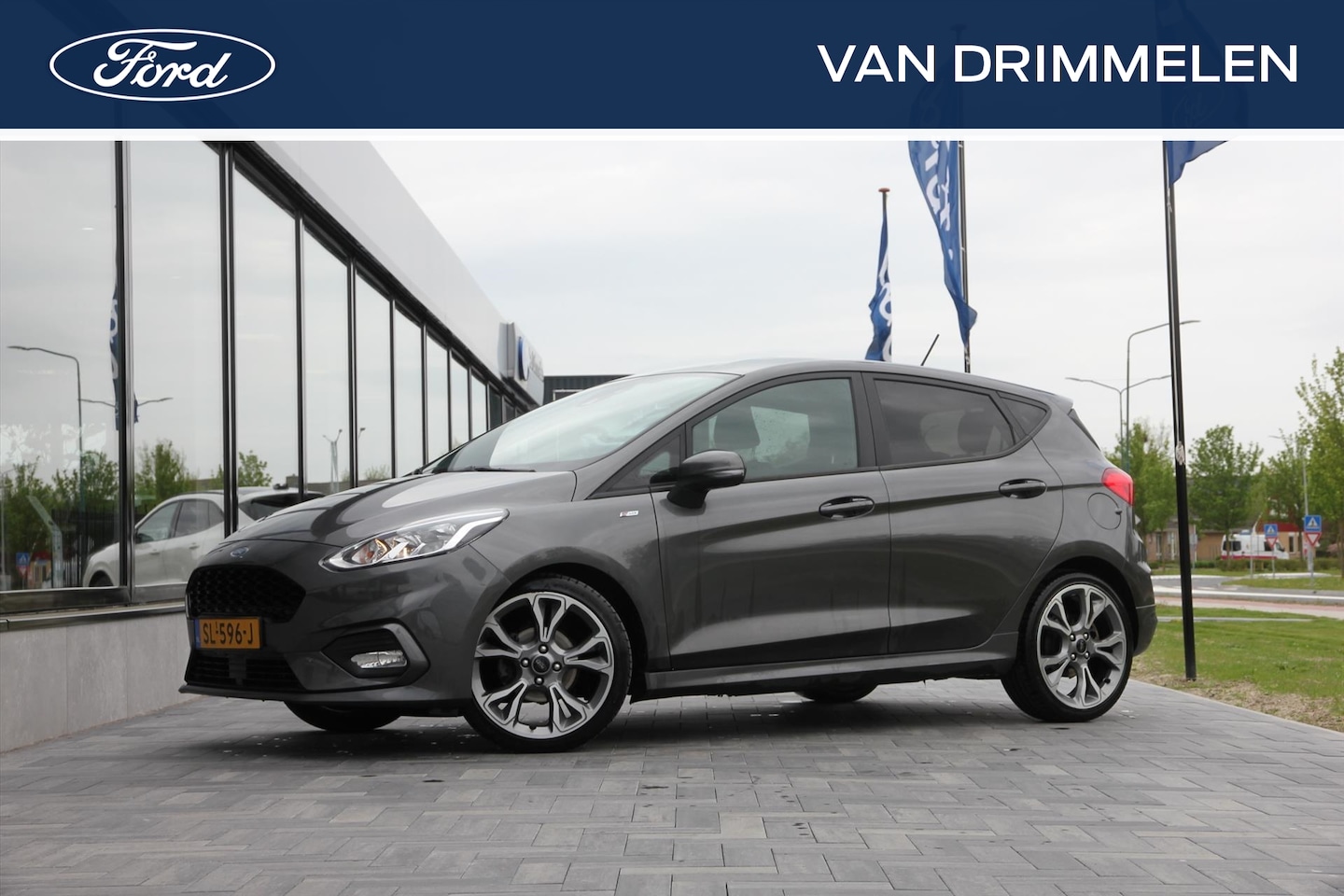 Ford Fiesta - 1.0 EcoBoost 100pk 5dr ST-Line 'Magnetic Grey' - AutoWereld.nl