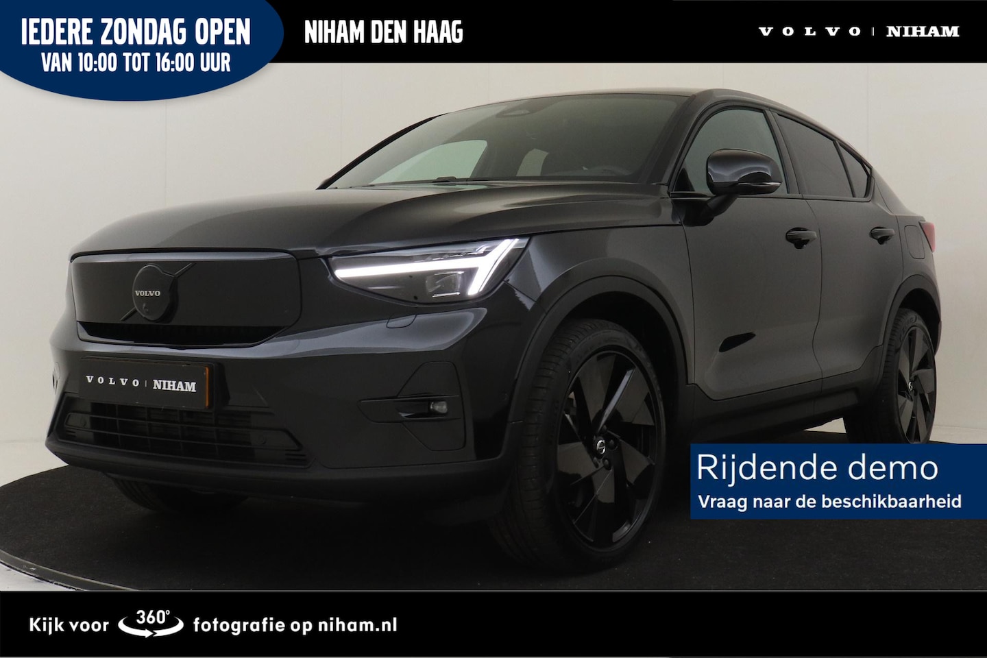 Volvo EC40 - SINGLE MOTOR EXTENDED RANGE ULTRA BLACK ED. 82 kWh *DEMO VOORDEEL!* -PANO.DAK|HARMAN/KARDO - AutoWereld.nl