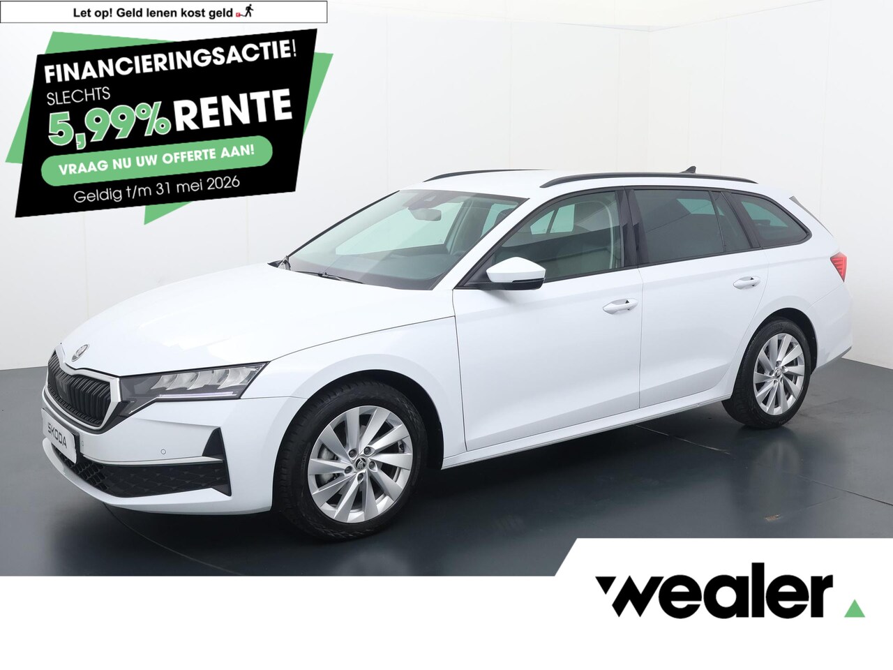 Skoda Octavia Combi - 1.5 TSI MHEV First Edition |  PK | Automaat | Cruise control | Achteruitrijcamera | Keyles - AutoWereld.nl