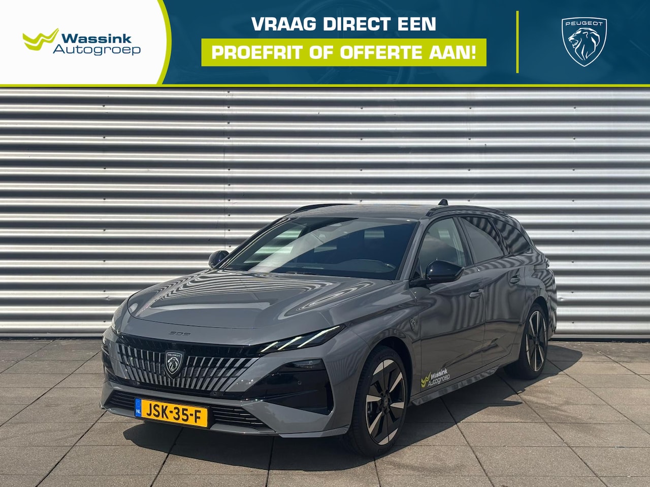 Peugeot e-308 SW - GT 54 kWh Navigatie | 360 Camera | LED | Elektrische Klep | Warmtepomp | Alcantara - AutoWereld.nl