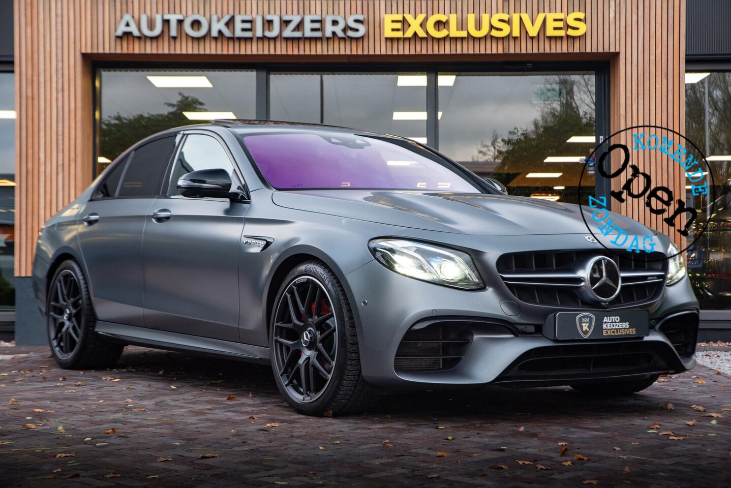 Mercedes-Benz E-klasse - AMG 63 4MATIC Premium Plus Schuifdak HUD Stoelvent. 360camera Burmester Memory Stoelventil - AutoWereld.nl