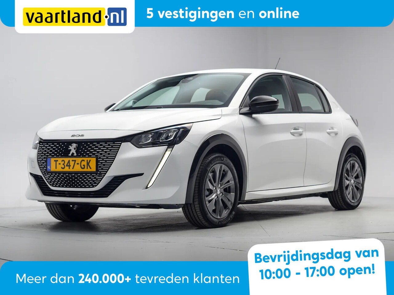 Peugeot e-208 - EV Active Pack 50 kWh 3-fase [ Navi Climate Apple/Android DAB ] - AutoWereld.nl