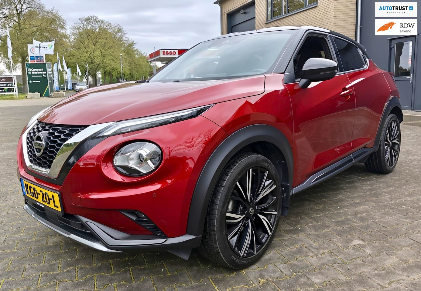 Nissan Juke - 1.0 DIG-T N-Design Bose Leder Navigatie 360 Camera - AutoWereld.nl