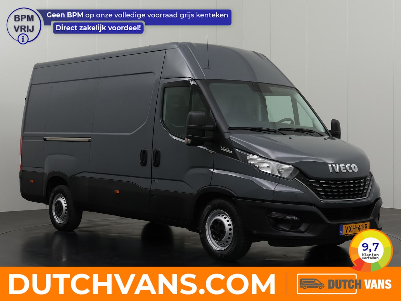 Iveco Daily - 35S14 Hi-Matic Automaat L2H2 | 3500Kg Trekhaak | Euro 6 | Airco | Cruise | 3-Zits | Betimm - AutoWereld.nl