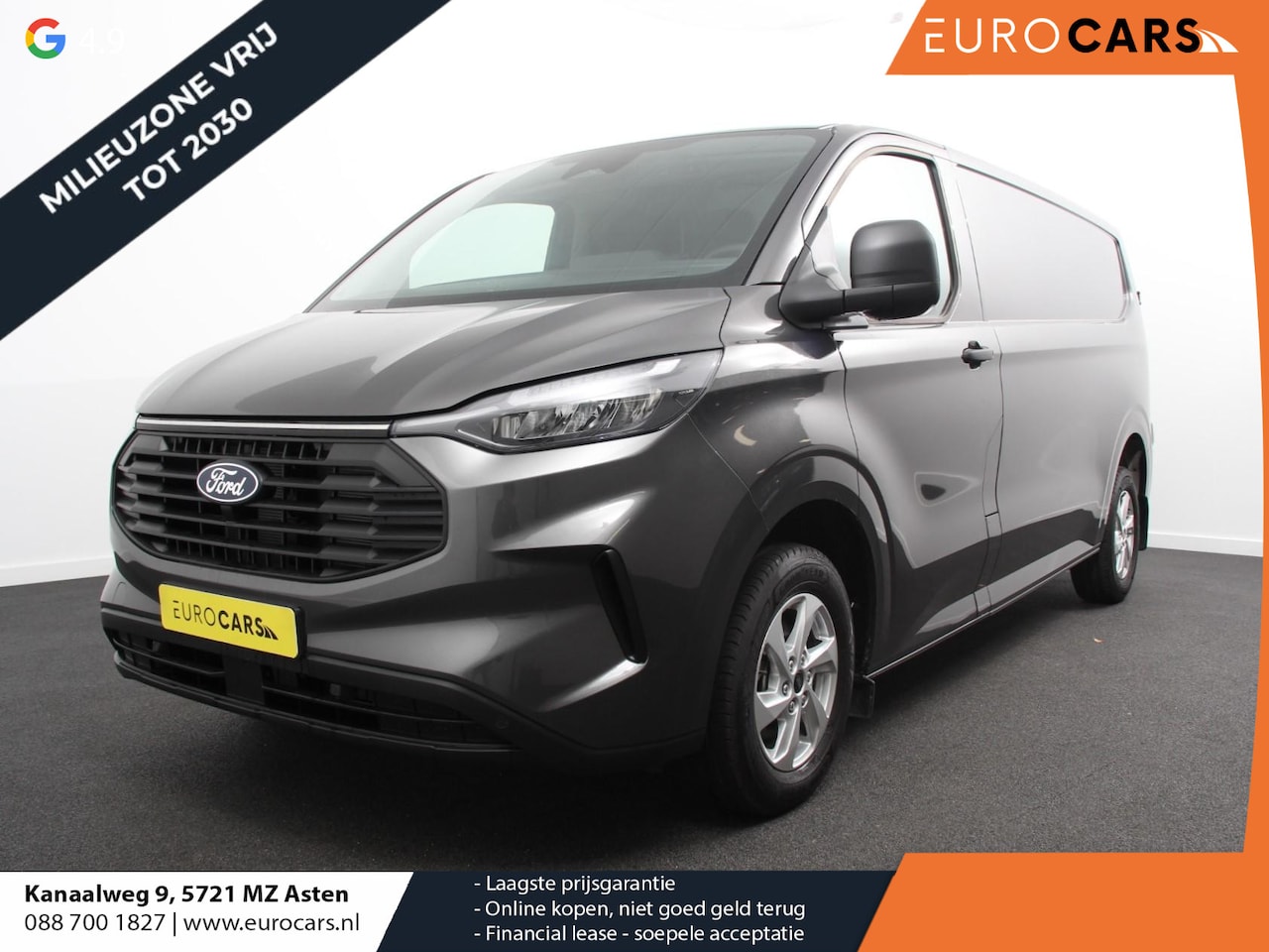 Ford Transit Custom - 300 2.0 TDCI L2H1 Trend Nieuw Model Navi Cruise Camera Parkeersensoren Trekhaak - AutoWereld.nl