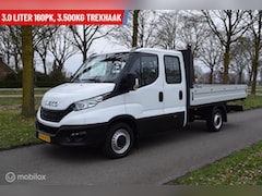 Iveco Daily - 35S16D 3.0 160PK EURO-6 | Open Laadbak | 7-persoons Pick-UP | Dubbele Cabine