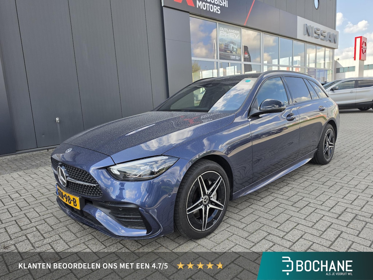 Mercedes-Benz C-klasse Estate - 300 e 4MATIC AMG Line | Pano | Burmester | Elektrische Achterklep | 360 Camera | - AutoWereld.nl