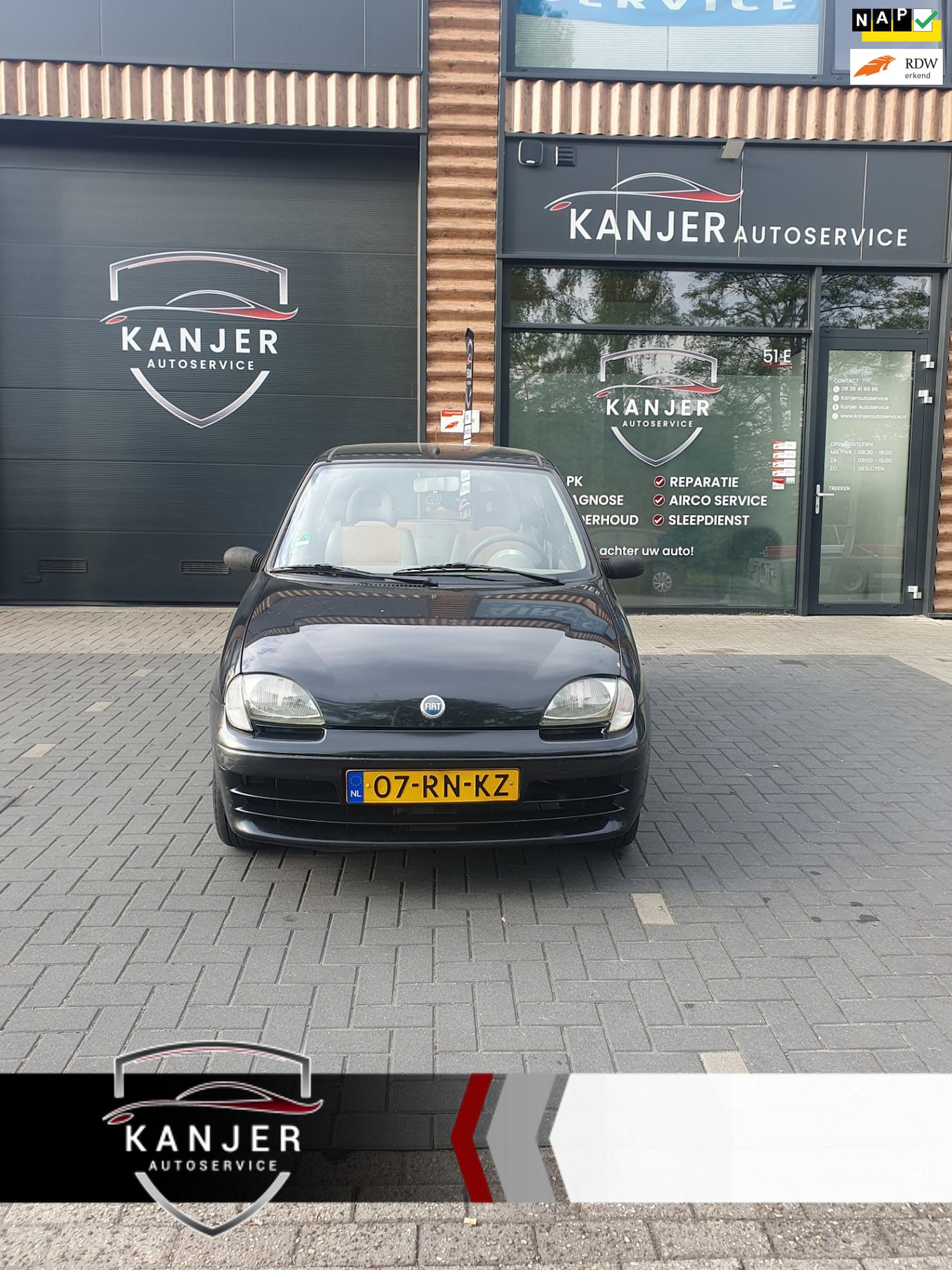 Fiat Seicento - 1.1 122DKM Elektrische ramen, Centrale deurvergrendeling APK 2026 - AutoWereld.nl
