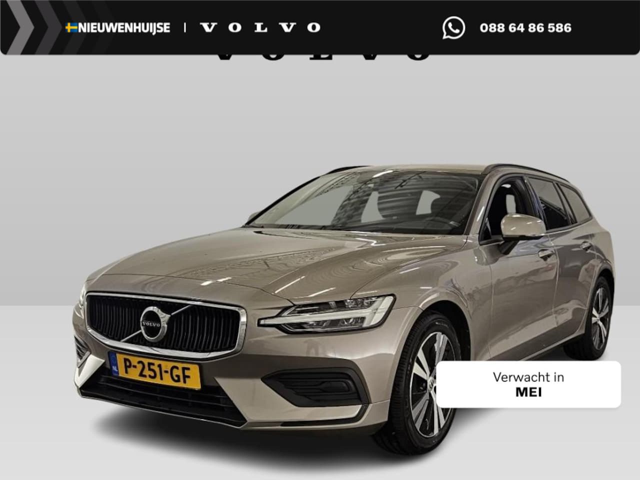 Volvo V60 - 2.0 B3 Essential Edition | Cruise Control | Navigatie | Apple CarPlay & Android Auto | DAB - AutoWereld.nl