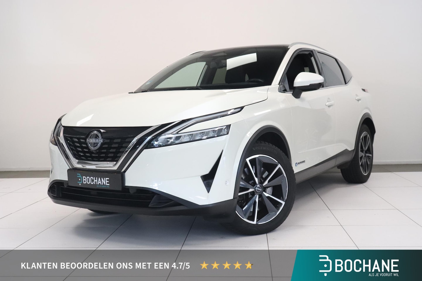 Nissan Qashqai - 1.5 e-Power Tekna | Panoramadak | 360° camera | Trekhaak | Cold pack | Elektr achterklep | - AutoWereld.nl