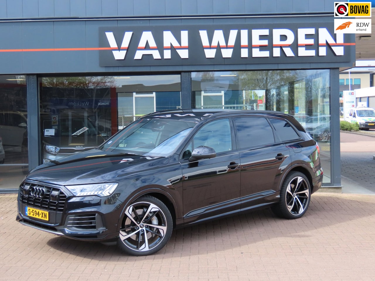 Audi Q7 - 55 TFSI e quattro S-Line Trekhaak 22" Luchtvering B&O ACC Black Optic - AutoWereld.nl