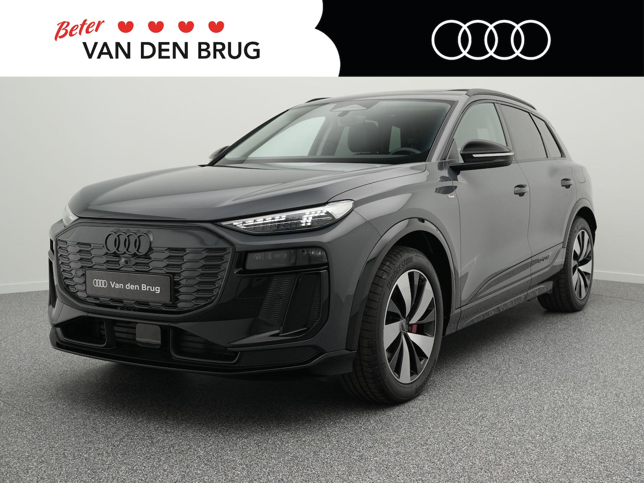 Audi Q6 e-tron - S-Line 83 kWh 252 PK | SoH 98% | LED Matix | Leder | Trekhaak | Panoramadak | MMI Bijrijde - AutoWereld.nl