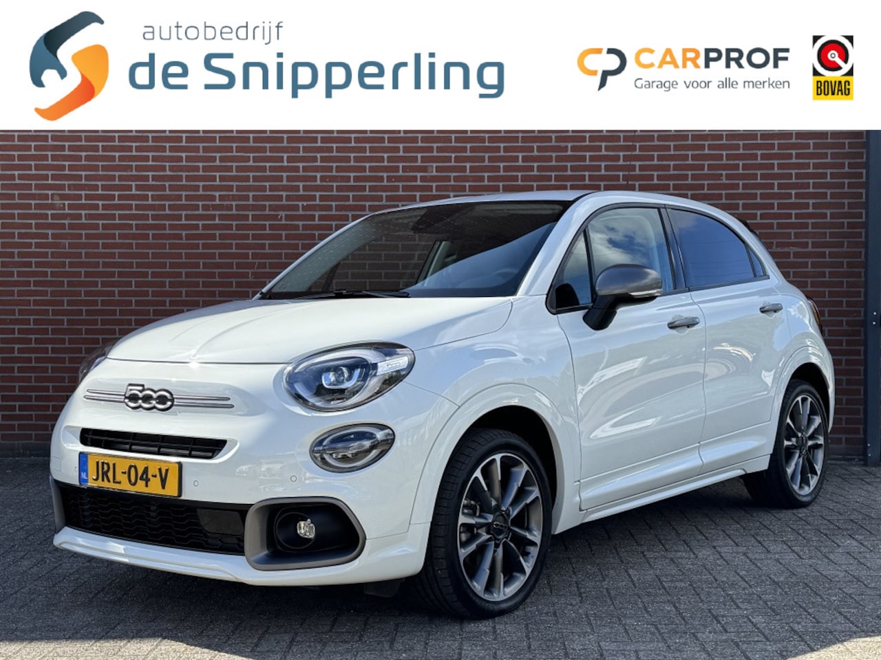 Fiat 500 X - 1.5 Hybrid Sport AUTOMAAT NAV ADAPT-CRUISE CARPLAY LED CAMERA PD - AutoWereld.nl