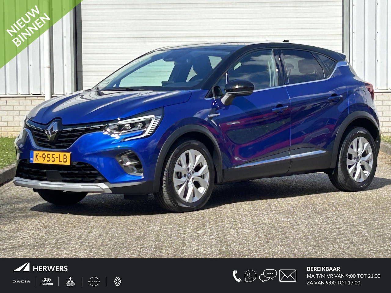 Renault Captur - 1.6 E-Tech Plug-in Hybrid 160 Intens / Trekhaak / Achteruitrijcamera / Apple Carplay & And - AutoWereld.nl