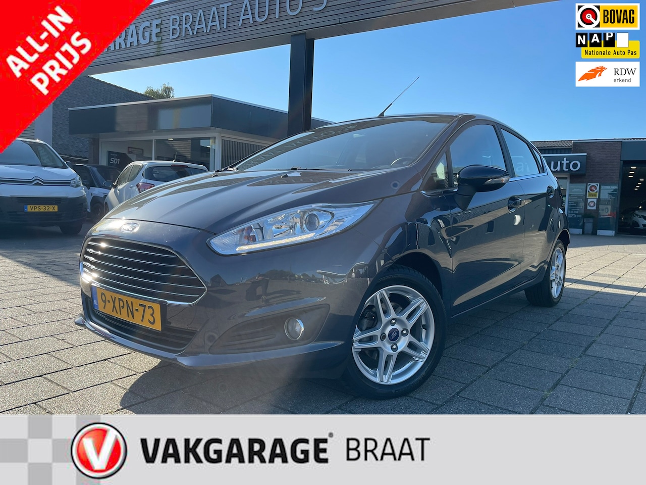Ford Fiesta - 1.0 EcoBoost Titanium l TREKHAAK l CRUISE l RIJKLAAR! - AutoWereld.nl