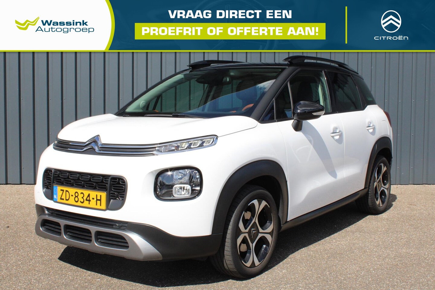 Citroën C3 Aircross - 1.2 Turbo 110pk Automaat Shine Panoramisch Open Dak | Navigatie | JBL HIFI | Leer | - AutoWereld.nl