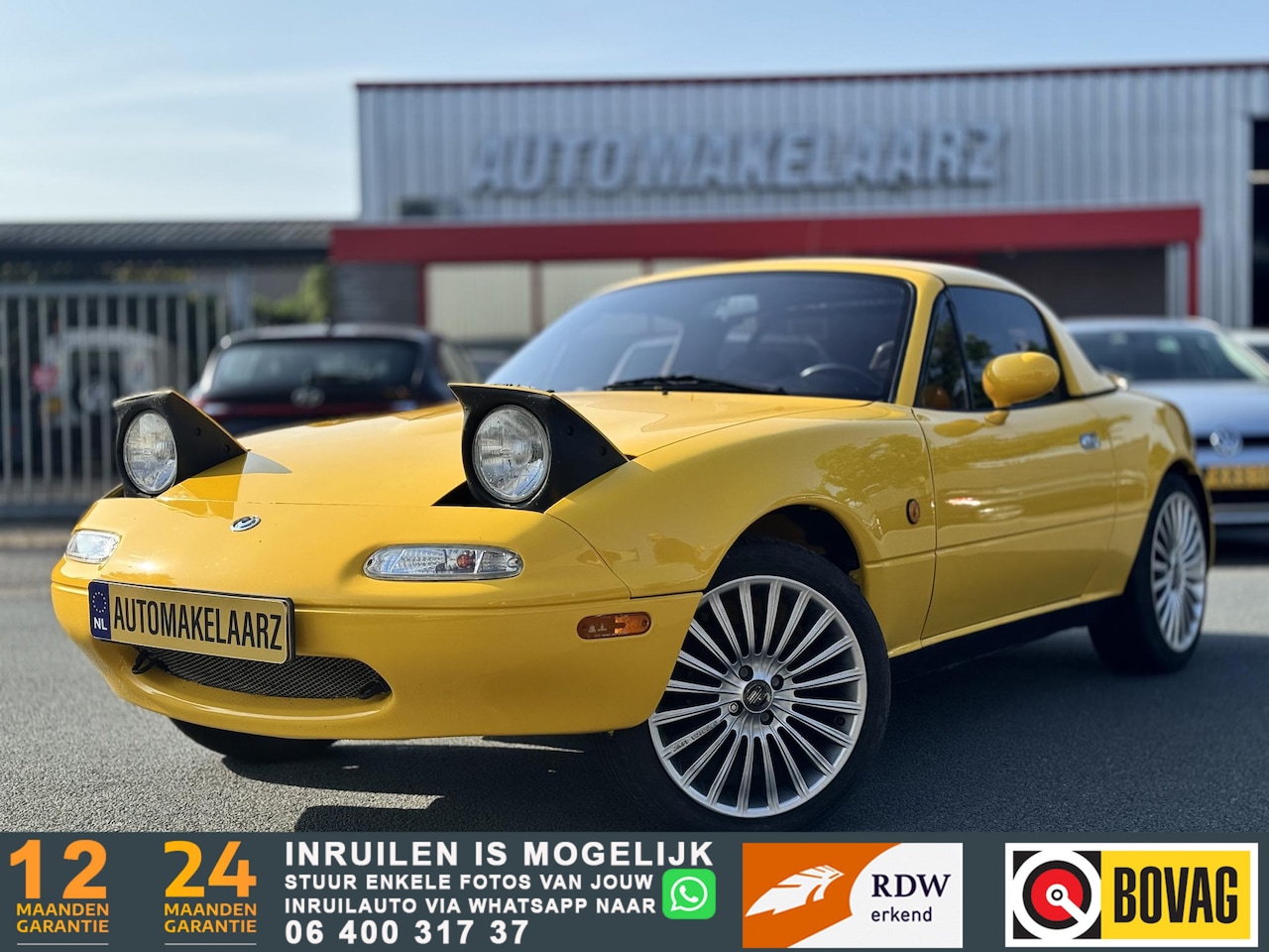Mazda MX-5 - 1.6i Miata Model-Hardtop-Uniek exemplaar-ZGA NIEUW - AutoWereld.nl