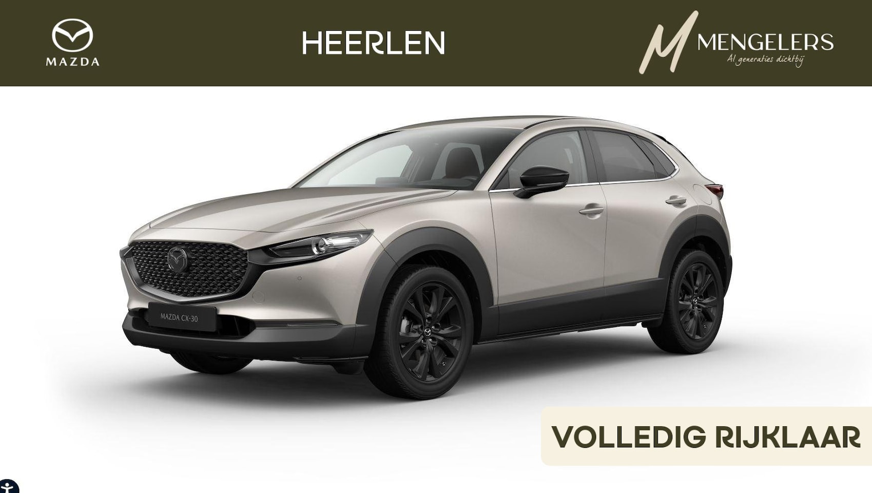 Mazda CX-30 - 2.5 e-SkyActiv-G M Hybrid Nagisa Automaat Mengelers actieprijs: € 41.890,00* - AutoWereld.nl