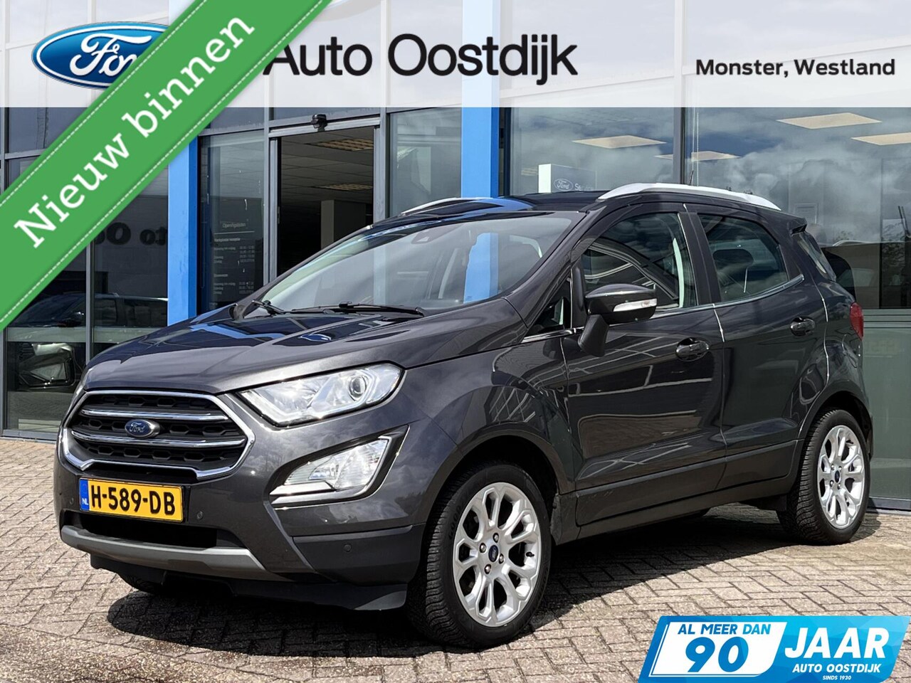 Ford EcoSport - 1.0 EcoBoost Titanium 125PK Afn. Trekhaak Winterpack Camera Cruise B&O Navi Climate Keyles - AutoWereld.nl