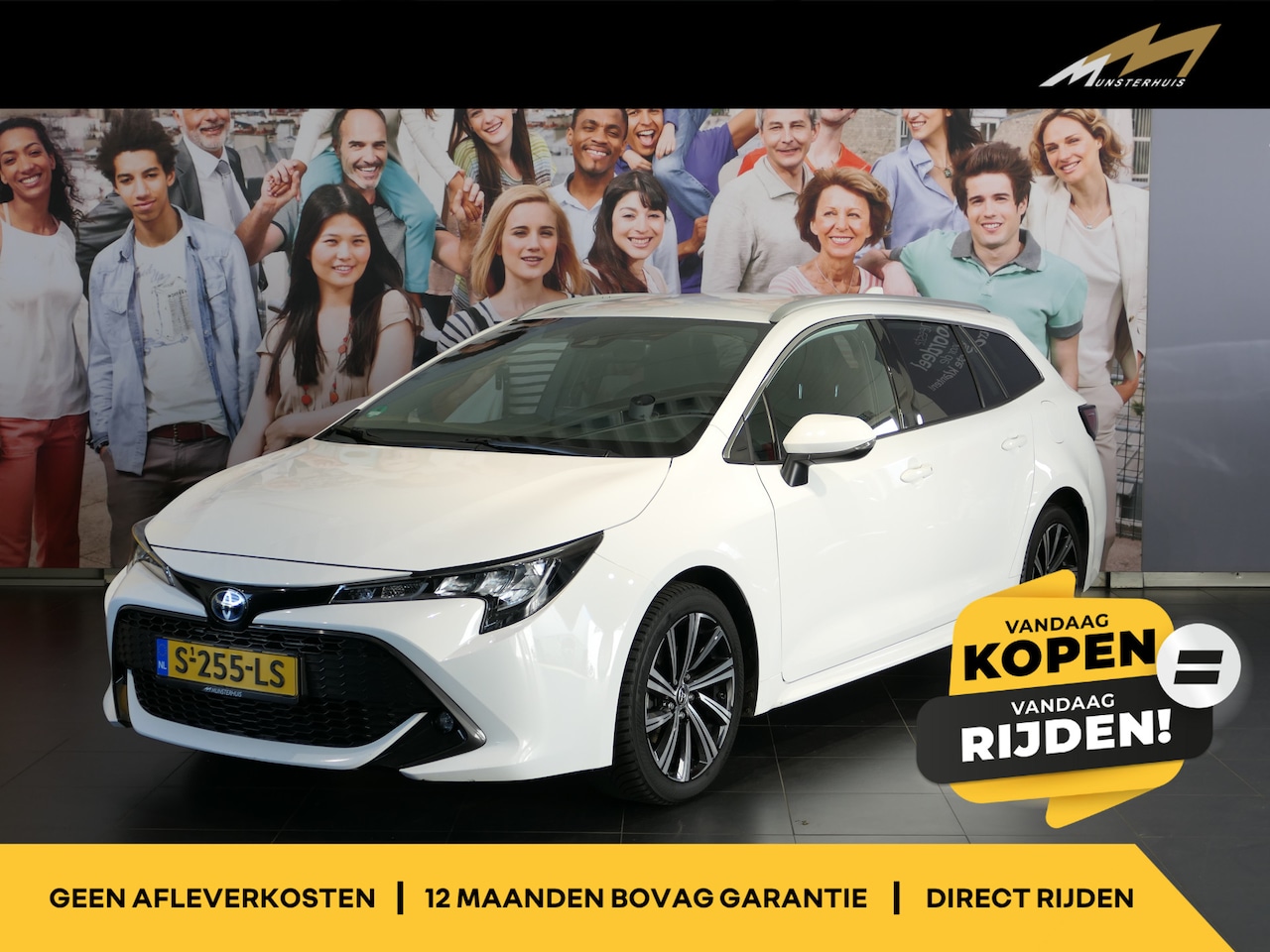 Toyota Corolla Touring Sports - 1.8 Hybrid Dynamic - Occasion Lease vanaf €459 p/m - Adaptive Cruise - Stoelverwarming - K - AutoWereld.nl