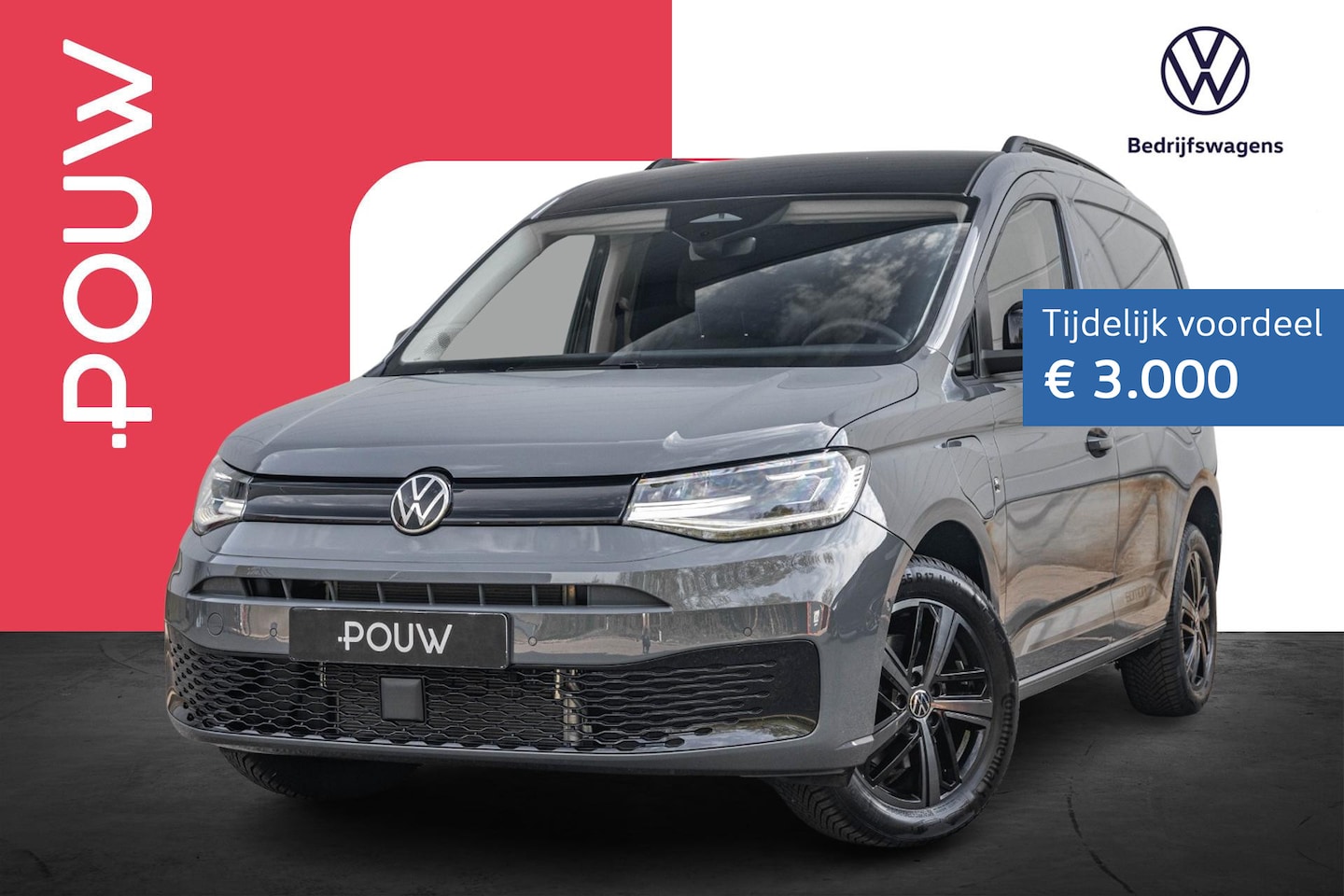 Volkswagen Caddy - 1.5 TSI 115pk Hybride DSG Limited Edition | LMV 17'' | Trekhaak Uitklapbaar - AutoWereld.nl