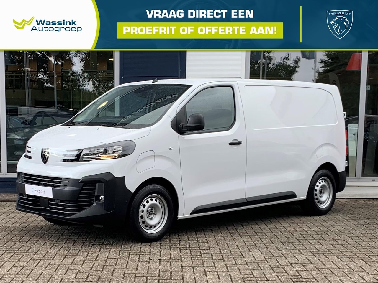Peugeot e-Expert - New EV 136pk Lengte 2 | 3-zits | Navigatie | Cruise control | Parkeer camera | 1000kg trek - AutoWereld.nl